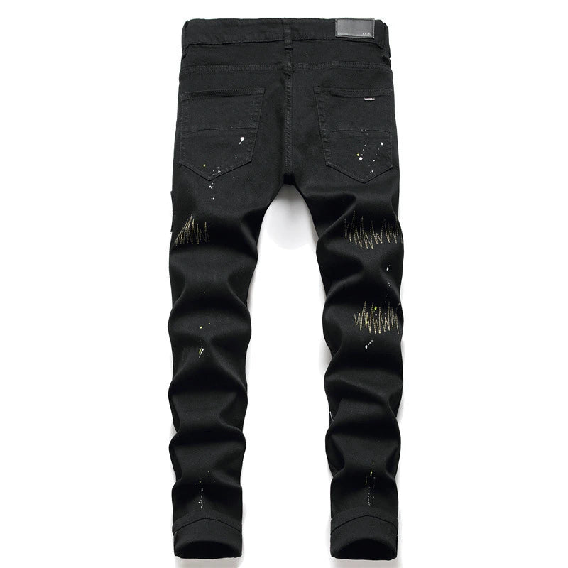 EH·MD® Diamond Embroidered Jeans Men's