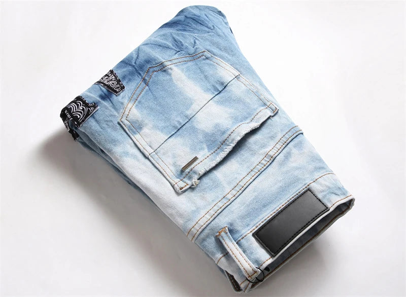 Jeans Cotton Stretch Versatile Men's Skinny Pants