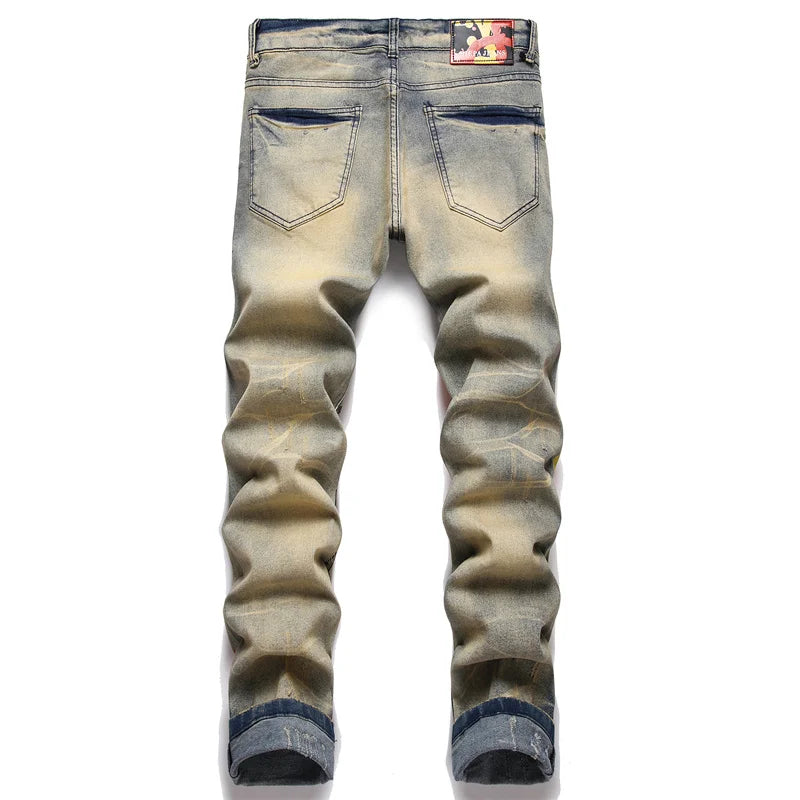 Fashion trend High Street jeans men’s Pants