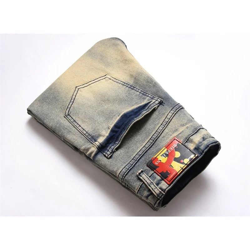 Fashion trend High Street jeans men’s Pants