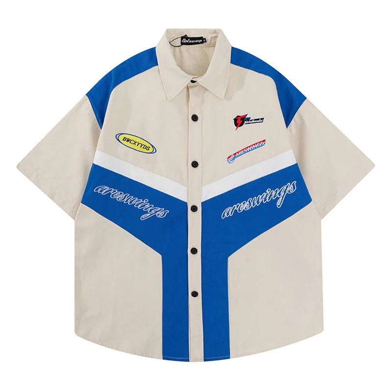 American Retro Motorcycle Shirt