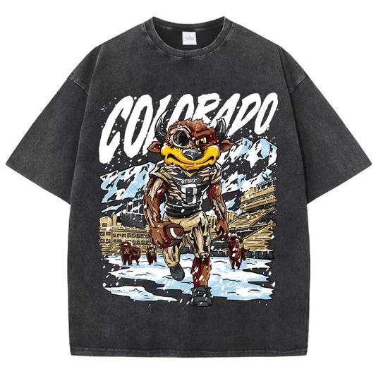 T Shirt for men Oversized colorado Skeleton